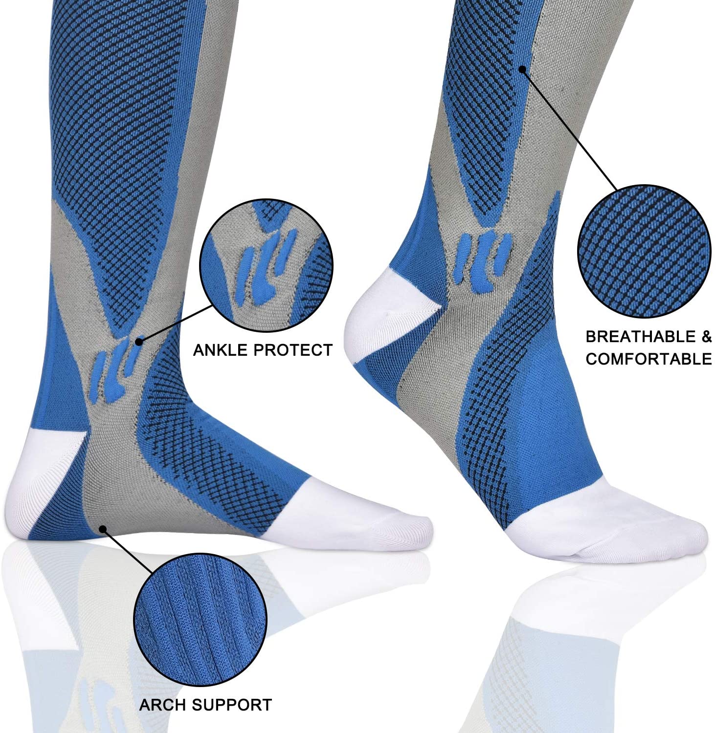 3 paia di calzini a compressio - Compression Sock Medical recensione e prezzo